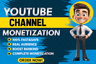 do complete youtube channel monetization promotion