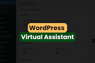 be your wordpress virtual assistant or manager