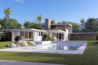 make 3d architectural models and renders from your 2d drawings