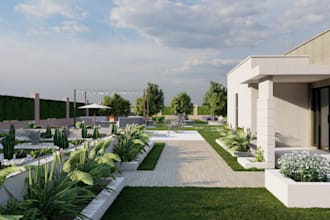 design backyard and front yard landscape
