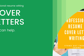provide proffesional resume and cover letter service