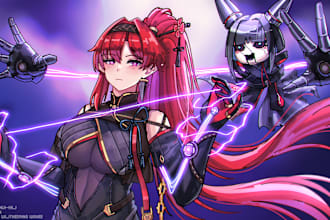 draw fanart anime wallpaper