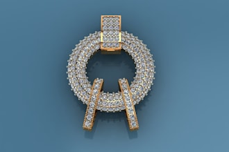 create 3d jewelry design for 3d printing