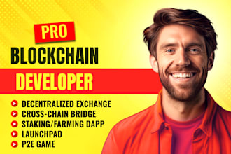 build any blockchain web3 dapp defi dex bridge on ethereum solana ton