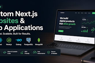 build or rebuild website custom web development full stack developer
