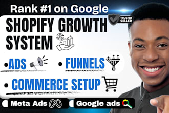 boost shopify sales with facebook and google ads marketing and sales funnel