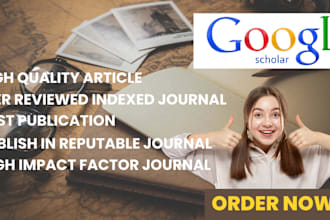 write and publish in google scholar ,scopus reviewed indexed journal