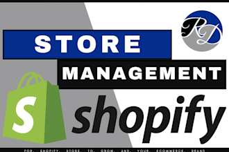 manage your shopify dropshipping store as shopify VA website virtual assistance