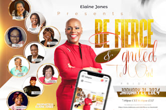 create splendid church flyer event flyer social media or postcard design in 6hrs