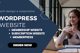 create a wordpress paid membership subscription system website