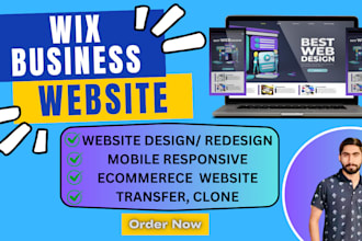 build wix website design transfer convert clone redisgn wix website pro studio