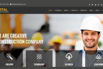 create a userfriendly construction website renovation