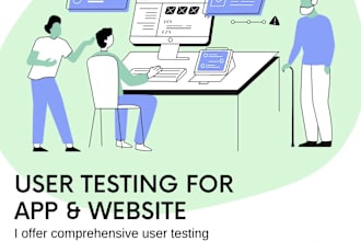 test your app or website and provide actionable feedback
