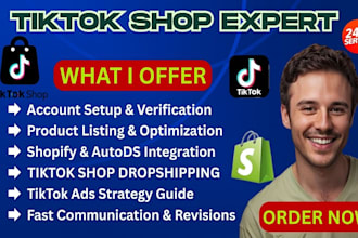 set up tiktok shop manager tiktok shop products listing tiktok shop dropshipping