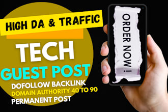 do tech guest posts on high da tech blogs with do follow tech backlinks