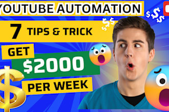 create youtube automation channel with top 10 cash cow video for  monetization