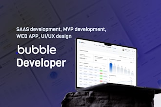 be your bubble io developer for bubble mvp, bubble web app, ai integration