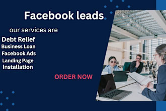 generate highly converting equipment loans business loan leads via facebook ads