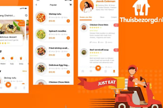 design restaurant food website with ordering grocery store on wordpress, shopify