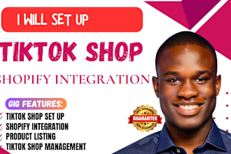 setup, tiktok shop, tiktok ads, and shopify store integration, shopify marketing