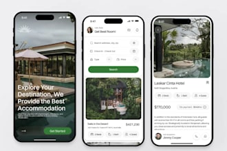 build ai hotel booking app, flight booking app, online hotel booking