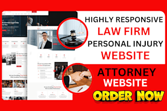 design attorney lawyer website immigration site law firm personal injury website
