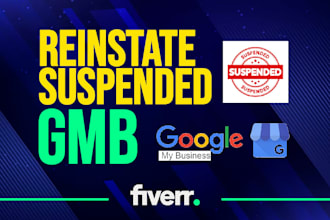 reinstate your suspended google my business profile, gmb search maps ranking