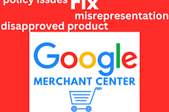 setup google merchant center and fix all gmc policy issues