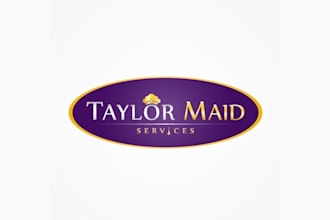design spectacular maid services monogram logo