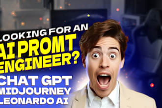 do ai prompt engineer for chat gpt, midjourney and leonardo ai