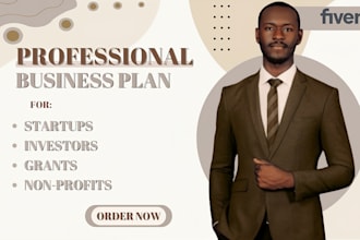 write a complete business plan for startups with 3 to 5 years financial plan