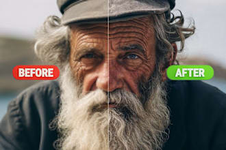 enhance, restore, and upscale low quality images and photos