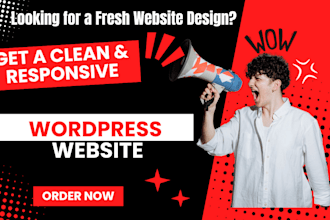 design clean and responsive wordpress sites