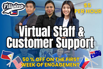 be your filipino virtual staff and customer support