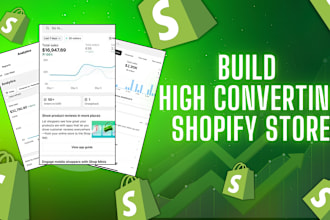 create your shopify store, build shopify dropshipping store