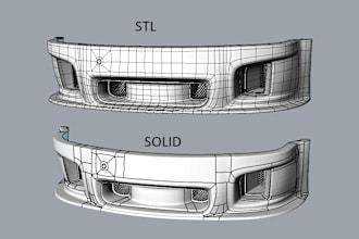 convert ai stl obj fbx files to stp solid body