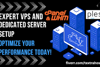 configure your vps and dedicated server with whm plesk and more