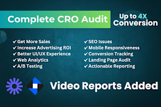 do an expert cro audit for your website to make sales