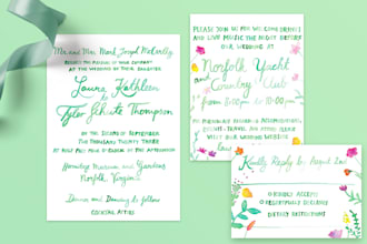 create whimsical watercolor hand lettering