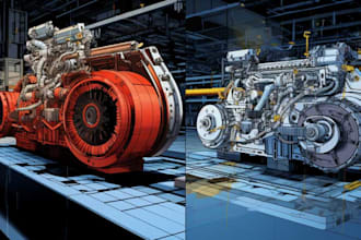 solve mechanical engineering problems, also 3d scan