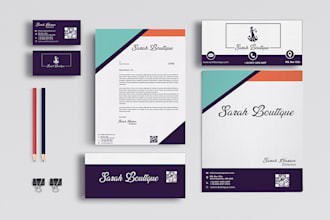 design logo and luxury stationery branding identity kit