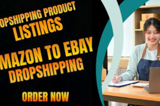 do amazon to ebay dropshipping product listings in UK market