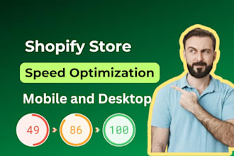 speed optimization for wordpress and shopify store, increase your site speed