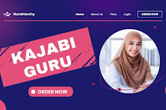 build thinkific online course website, kajabi online course kajabi website