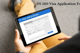 assist in completing the ds 160 form for USA visa application
