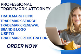be your USA trademark attorney for your brand trademark registration search, sou