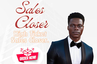 be your adept sales closer and representative