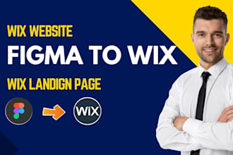 build a clone figma to wix or wix redesign or wix website