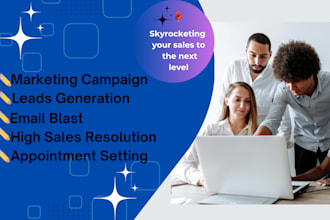be your online sales rep, close deal and set appointments