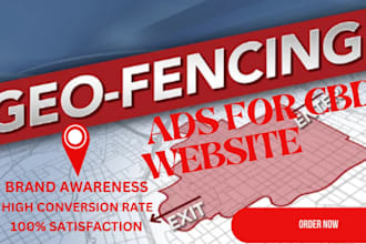create geofencing ads for cbd website